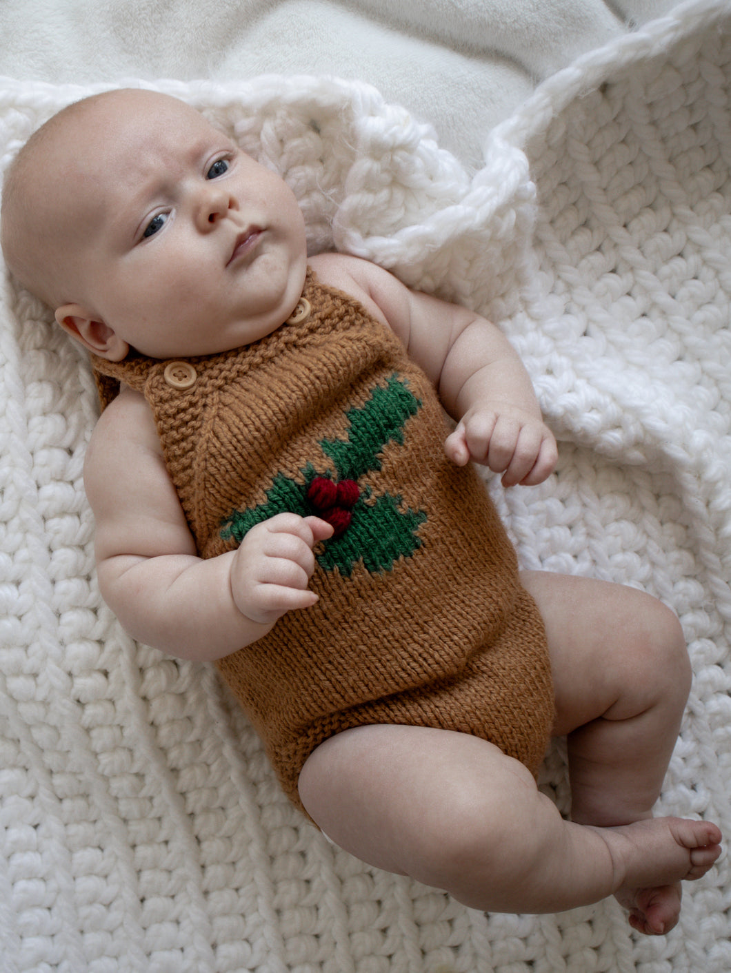 Newborn clearance knit romper