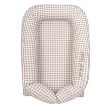 Ash Brown Gingham Lounging Pod