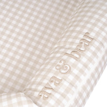 Stone Gingham Lounging Pod