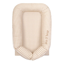 Golden Beige Gingham Lounging Pod