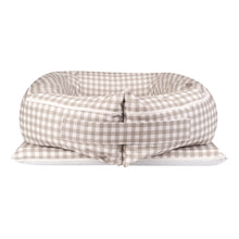 Ash Brown Gingham Lounging Pod