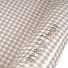 Ash Brown Gingham Lounging Pod