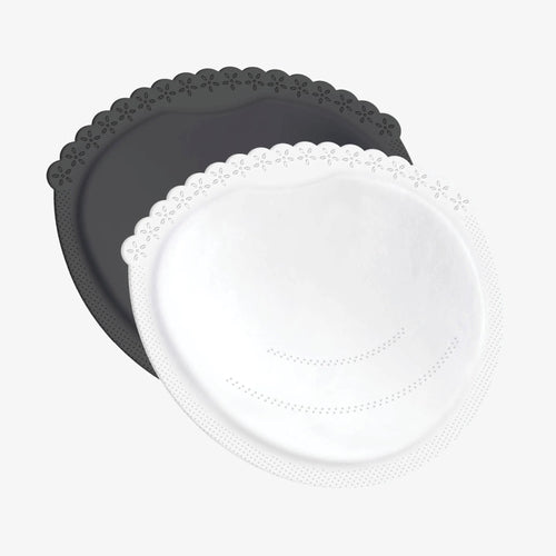 Difrax Nursing Breast Pads - 40 items white/black