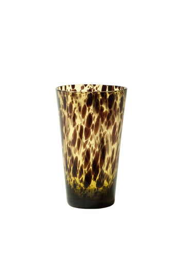 TORTOISE SHELL TUMBLER GLASSES - SET OF 4