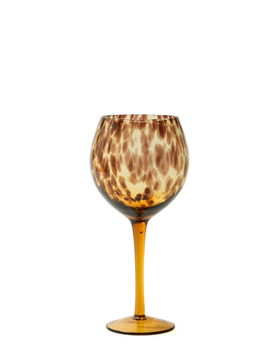 TORTOISE SHELL WINE GOBLETS - SET OF 4