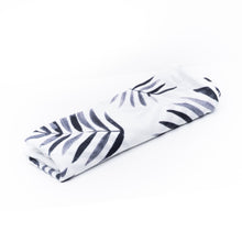 Black and White Leaf Muslin