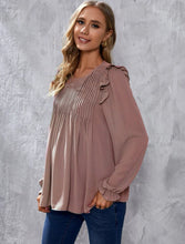 Maternity Bishop Sleeve Blouse