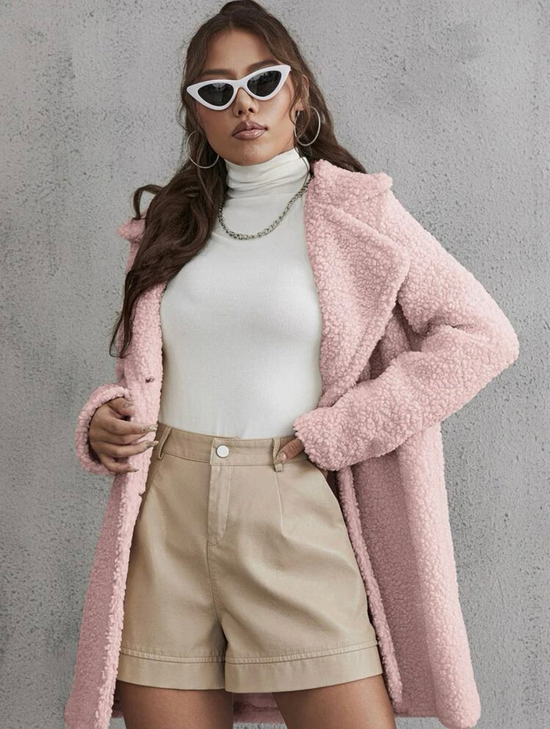 Blush shop teddy coat